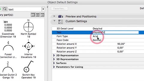 ARCHICAD :HOW TO USE 3D TEXT ON A BUILDING