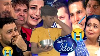 इस गरीब भिकारी ने ऐसा gana गाया #indian idol में सब फुट फूट कर रुला 😭 दिया #sad #viralvideo #heart