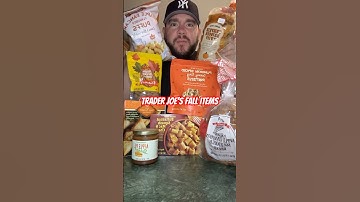 Trying Trader Joe’s fall items #traderjoes #traderjoesfinds #traderjoeshaul #traderjoestastetest