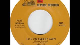 Watch Fats Domino Have You Seen My Baby video