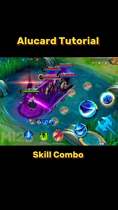 Alucard Skill Combo Tutorial Mobile Legends #ml2b #tutorial #alucard #alu #mobilelegends #shorts