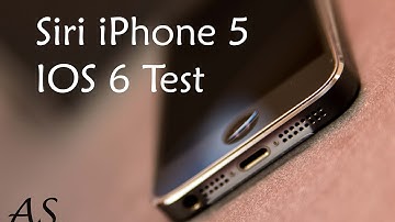 Siri Test/Demo on iPhone 5 (IOS 6)