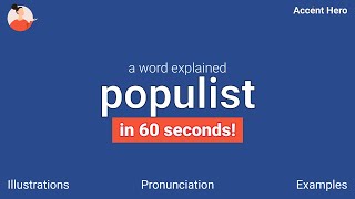 POPULIST - Meaning and Pronunciation