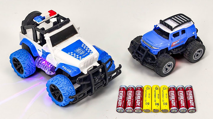 Unboxing Remote Control Police Car Off-road, RC Off-road Vehicle SUV Car, Mixer Truck Deformation