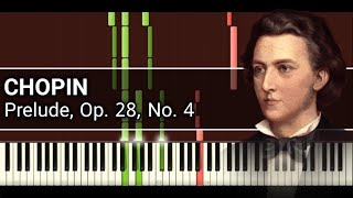 F. Chopin - Prelude, Op. 28, No. 4 in E Minor (Synthesia) chords