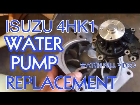 ISUZU TRUCK WATER PUMP REPLACEMENT / NQR/ #paano magkabit ng water pump/ PART #2