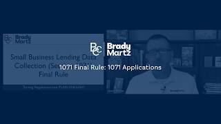 1071 Final Rule: 1071 Applications