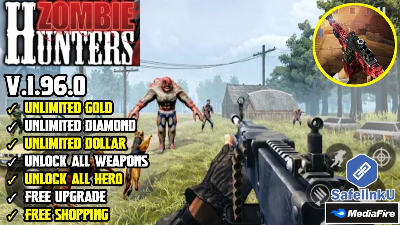 ZOMBIE HUNTER MOD APK VERSI TERBARU 1.96.0 ( UNLIMITED RESOURCES )