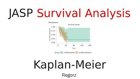 JASP: Survival Analysis (Kaplan-Meier & Log Rank Test)