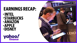 Earnings recap: Intel, Starbucks, Amazon, Apple, and Disney