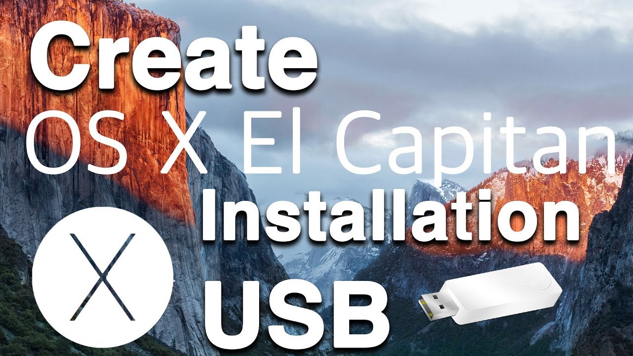 make a bootable el capitan usb