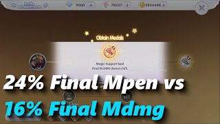 Testing 24% Final mpen Silver Badge vs 16% final mdmg badge | rox | Ragnarok X: Next Generation