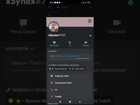 BDFD ye Yeni Gelen Özellik TimeOUT / #bdfd #MobildenDiscordBotYapma