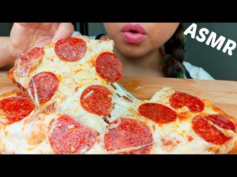 ASMR CHEESY PEPPERONI PIZZA 🍕🍕🍕 *No Talking* 먹방 suellASMR