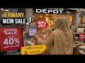  Depot Mein 40% Sale 😍 | Germany Mein Sasti Shopping 🛍️ | Pakistani Style Shopping Vlog