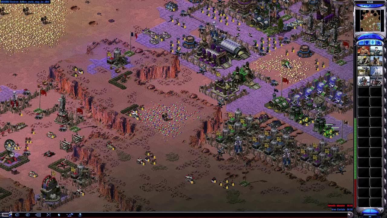 few 2v2v2v2 with the shrededd noob ....red alert 2 yuri's revenge