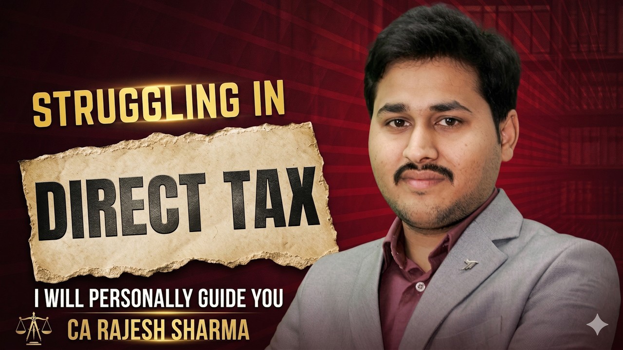 One to One Mentorship || By CA Rajesh Sharma || #taxation #caexam # ...