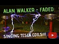 Alan Walker - Faded on Twin Singing Tesla Coils (Bobinas de Tesla)