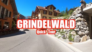 Tour of Grindelwald in Switzerland in 4K
