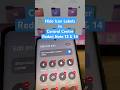 How Hide Icon Labels Toggle Xiaomi HyperOS &amp; MIUI Control Center #howto