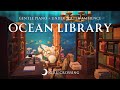 【あつ森BGM】海の中の不思議な図書館でゆったり過ごす📘🐠｜癒しピアノ＋水中の環境音｜途中広告なし｜3時間｜作業用・勉強用BGM【ACNH】