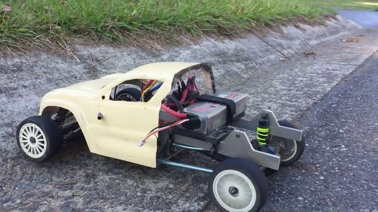 custom rc burnout ute / drift car YouTube
