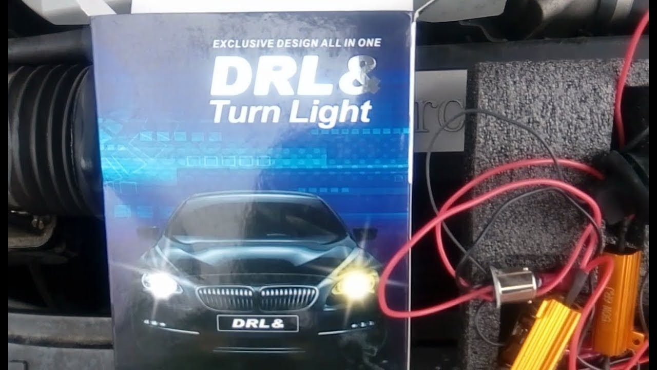 DRL światła dzienne W203 montaż