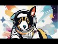 Stellar symphony music with intrepid dog astronauts on cosmic expeditions