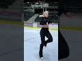 wait for it... 😱 #shorts a blonde ice skating