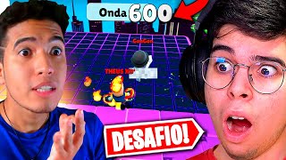 😱 DESAFIEI O GONGON VALENDO GEMAS E ELE MITOOUU!! 🔥 BLOCK DASH INFINITO