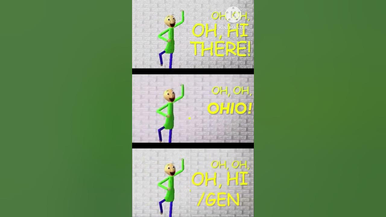 Baldi You’re Mine (Oh, oh, oh, hi there!) comparison V2 #baldisbasics #shorts