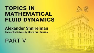 Alexander Shnirelman - Topics in Mathematical Fluid Dynamics / Part 5