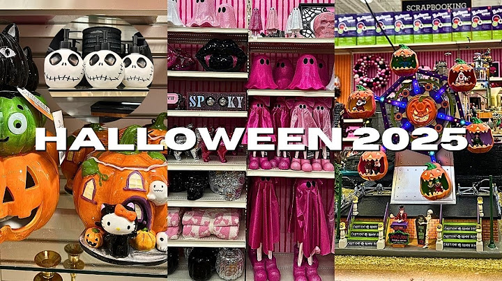 Halloween 2025 is HERE in July?! Spooky shopping at HomeGoods & Michaels (Hello Kitty Halloween)