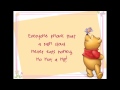 Little Black Rain Cloud Lyrics Winnie The Pooh HD mp3