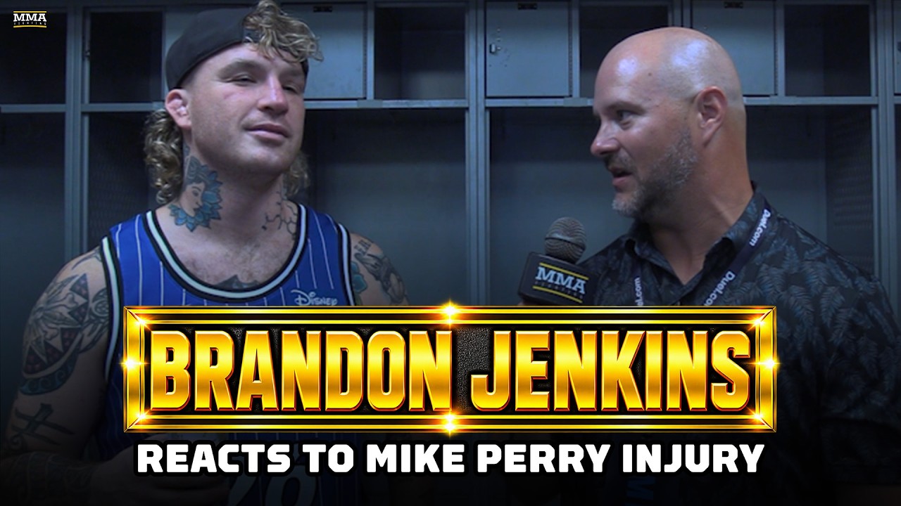 Brandon Jenkins REACTS To Mike Perry Injury, Stoppage Win At Duel Arena 1 - MMA Fighting