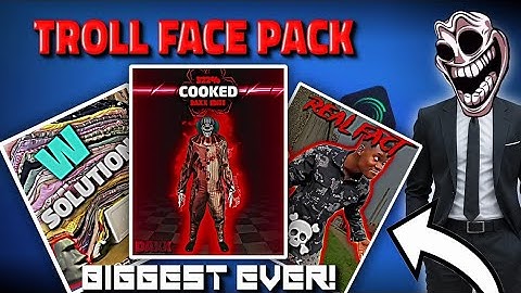 TROLL FACE EDITING PACK 💀 | Shakes , CC , Aura , Text , Watermark , Warnings| [XML] Link