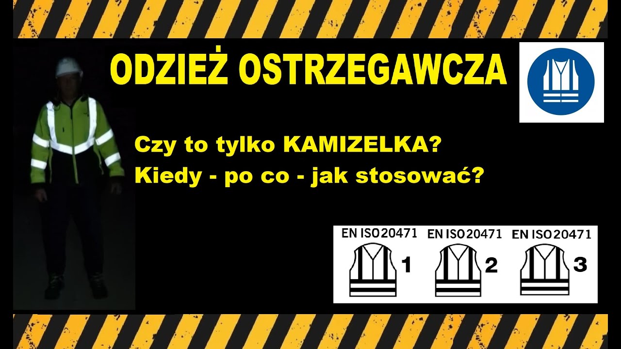 BHP - odzież ostrzegawcza.