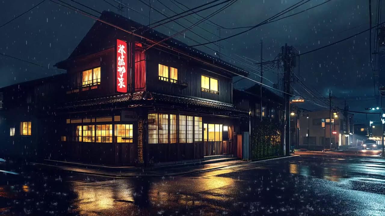 Shibuya After Dark 🌙 Rainy Lofi Beats for Focus, Coding & Productivity