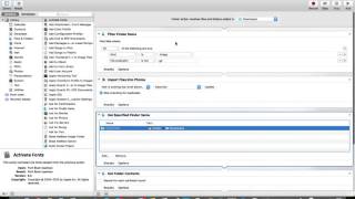 Tutorial for Mac -  Import Photos Automator Workflow