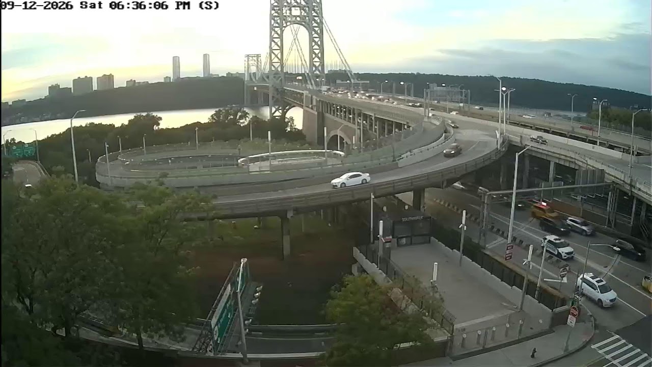 George Washington Bridge Live Camera - NYC Side live camera thumbnail
