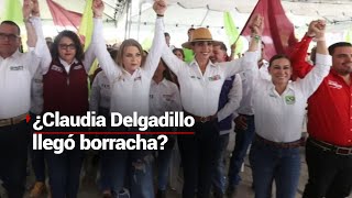 #Campañeando | ¿Se le pasaron las copas? Claudia Delgadillo aparece en supuesto estado de ebriedad