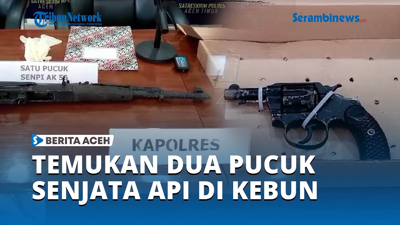 Warga Aceh Timur Temukan Dua Pucuk Senjata Api di Kebun