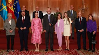 Princess Leonor along with Royal family received the recipients of Princess of Asturias Awards 2023