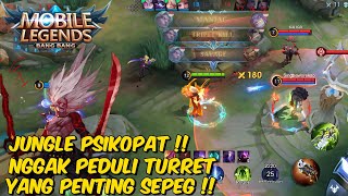 JUNGLE PSIKOPAT ‼️ GAMPANG NYARI SAVAGE ‼️ MARTIS JUNGLE GAMEPLAY - Mobile Legends