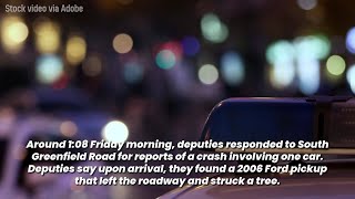 Deputies respond to fatal crash in Greenfield