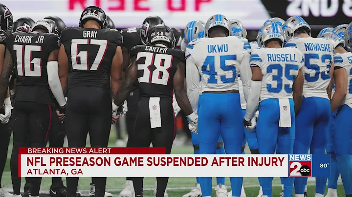 NFL preseason game suspended after injury