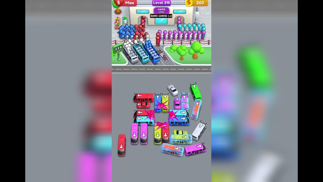 フソウ おまとめ6点 Crowd Express Level 313 Game Walkthrough Solution || Crowd Express