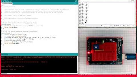 Arduino Example 01. Basics: ReadAnalogVoltage