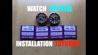 Watch Crystal Installation Tutorial  How To Install A Watch Crystal  Double Domed, Domed, Flat