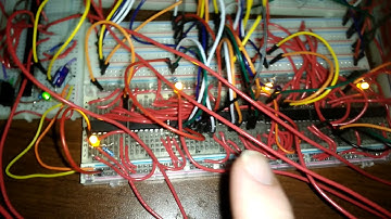Building an 8-bit cmos breadboard computer.